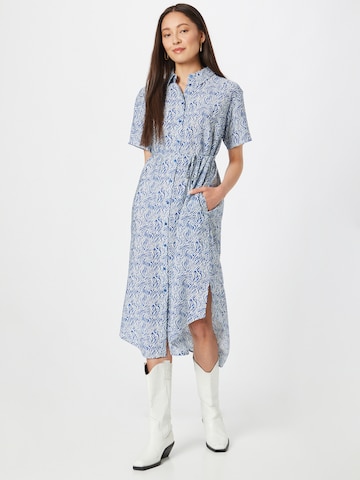 Robe-chemise 'Adaline Ladonna' MSCH COPENHAGEN en bleu : devant