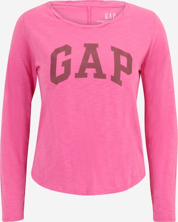 Gap Petite Shirt in Roze: voorkant