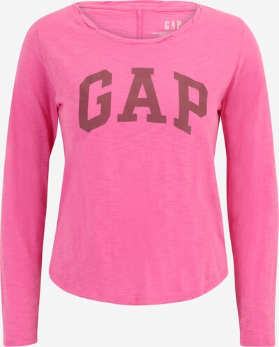 Gap Petite Shirt in Dark brown / Light pink, Item view