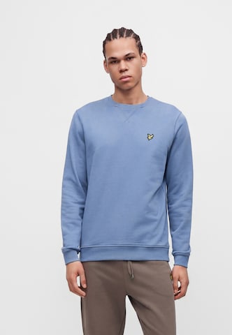 Sweat-shirt Lyle & Scott en bleu : devant
