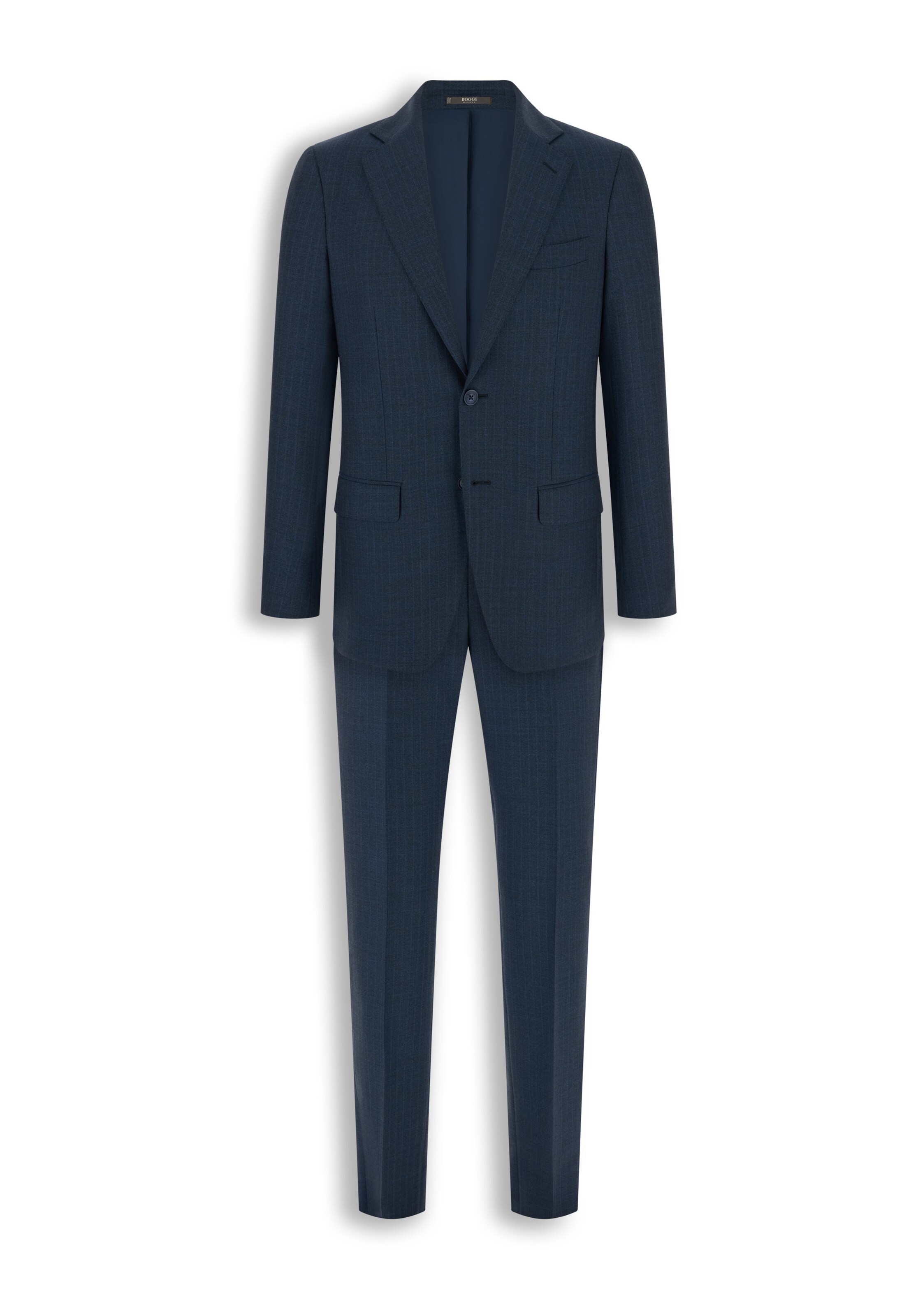 Boggi Milano Regular Anzug in Blau: Vorderseite