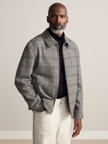 Next Übergangsjacke 'British Moons' in Grau: Vorderseite