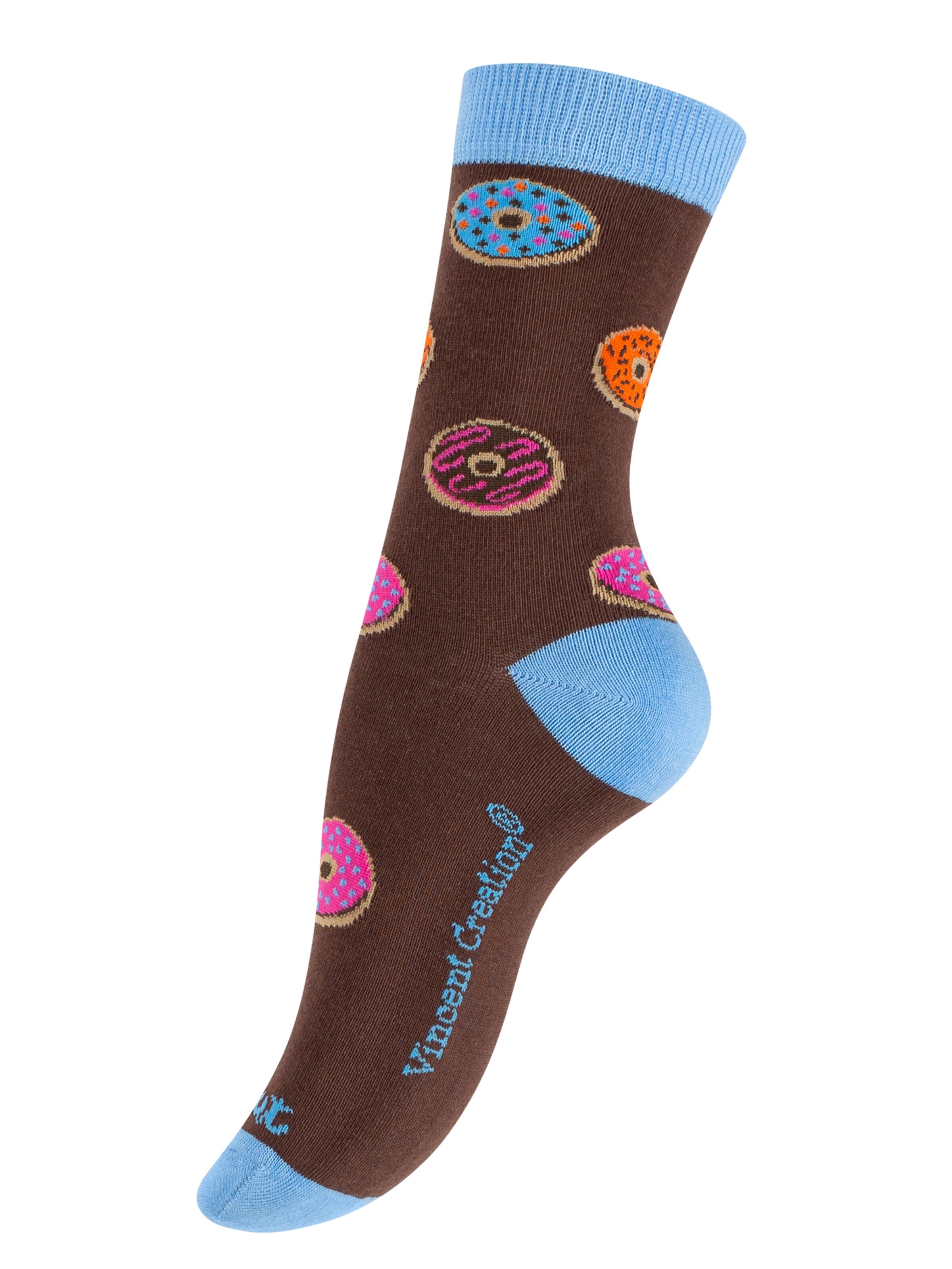 Vincent Creation - Meias 'Donuts' em castanho