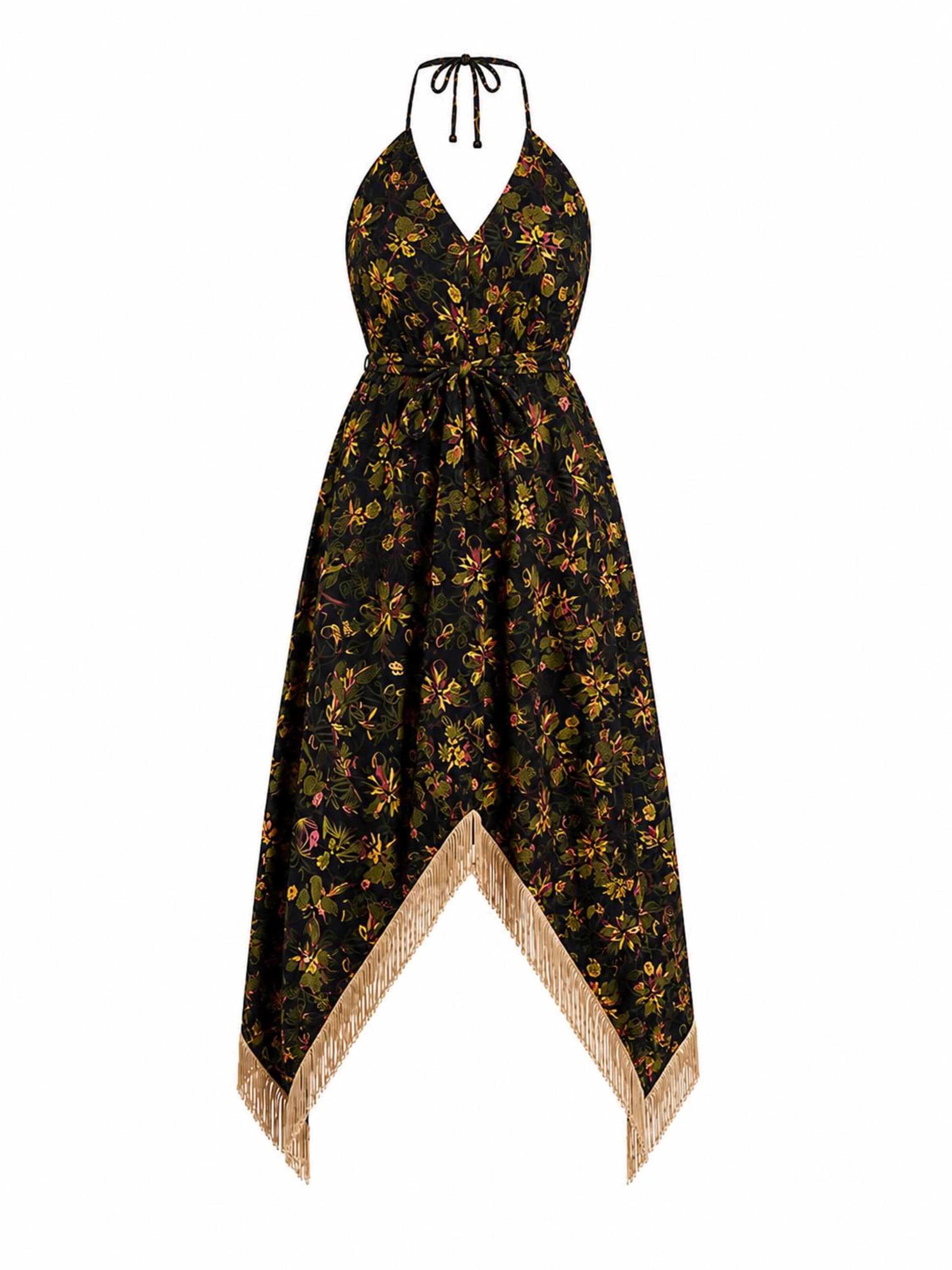 Abito da cocktail 'Amalya dress' di Hobo Sapiens in nero: frontale
