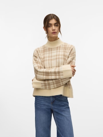 VERO MODA Pullover 'MAIRA' i beige: forside