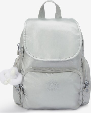 Sac à dos KIPLING en argent : devant