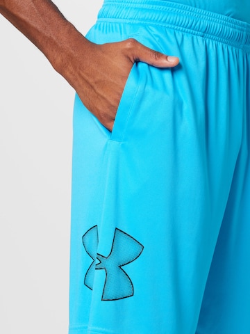 UNDER ARMOUR Ohlapna forma Športne hlače | modra barva