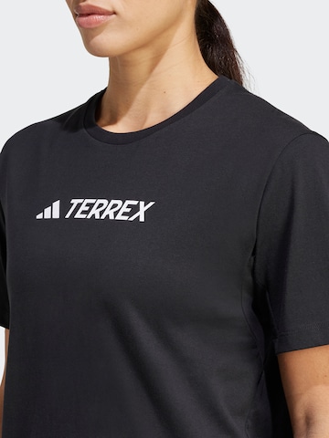 T-shirt fonctionnel ADIDAS TERREX en noir