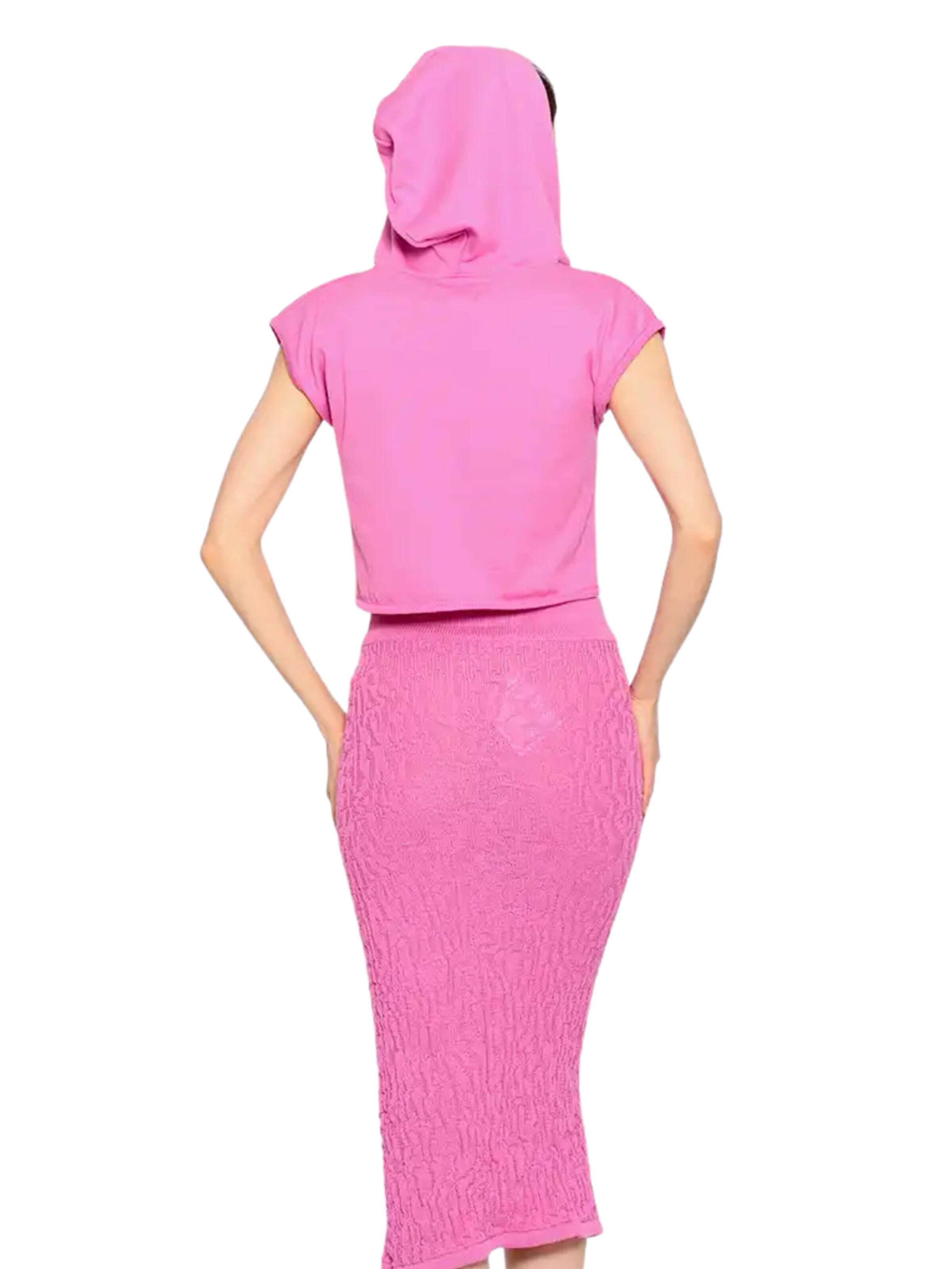 Süel knitwear Knitted top 'Hanna Hoodie' in Pink