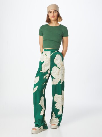 Wide Leg Pantalon SWING en vert