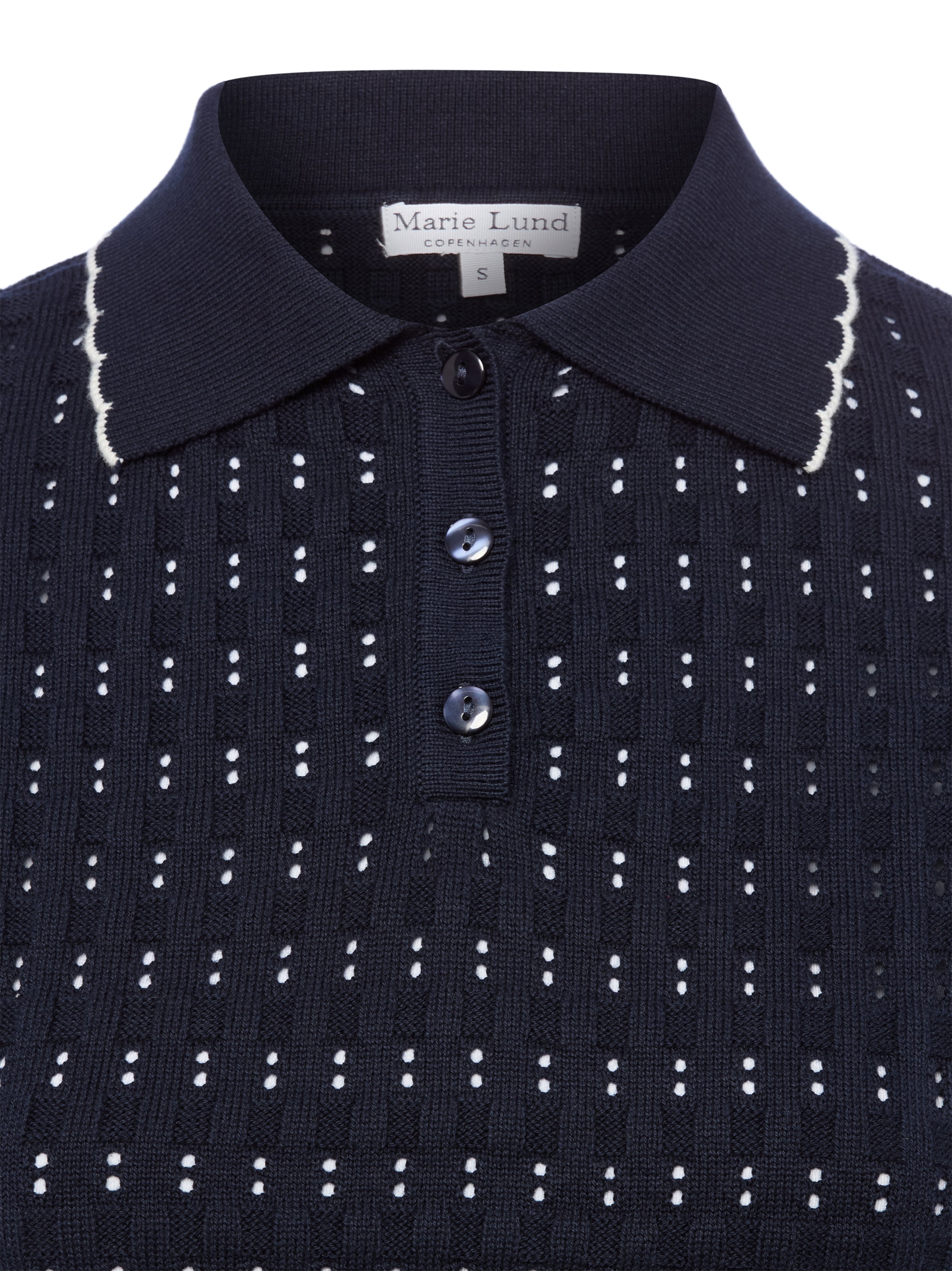 Pull-over Marie Lund en bleu