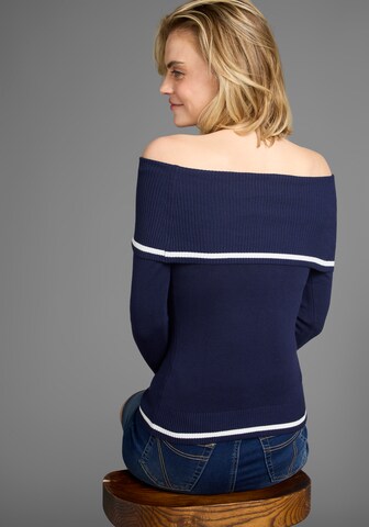 LAURA SCOTT Pullover in Blau