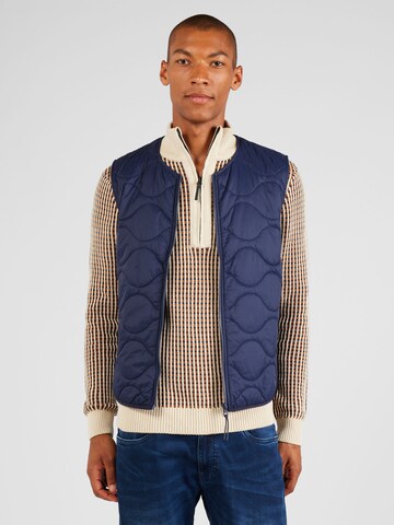 UNITED COLORS OF BENETTON Vest in Blue: front