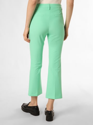 MAC Flared Pleated Pants 'Aida Kick' in Green