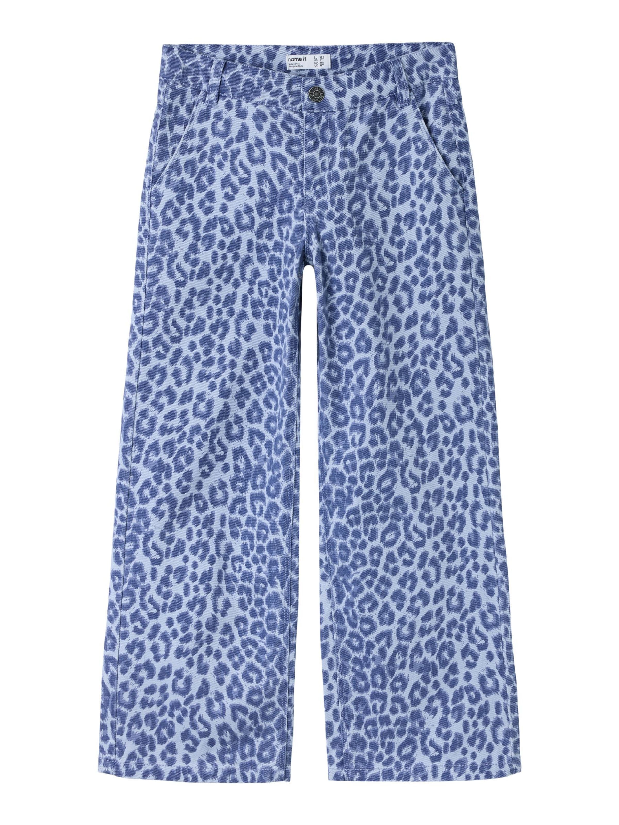 Wide Leg Pantalon NAME IT en bleu : devant