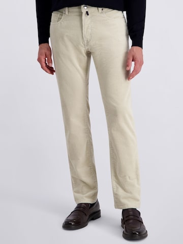 PIERRE CARDIN Regular Hose 'Laval' in Beige: Vorderseite