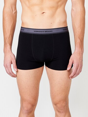 KOROSHI Boxershorts in Blau: Vorderseite