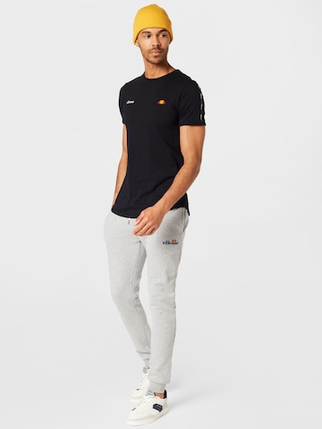 ELLESSE Tapered Trousers 'Granite' in Grey