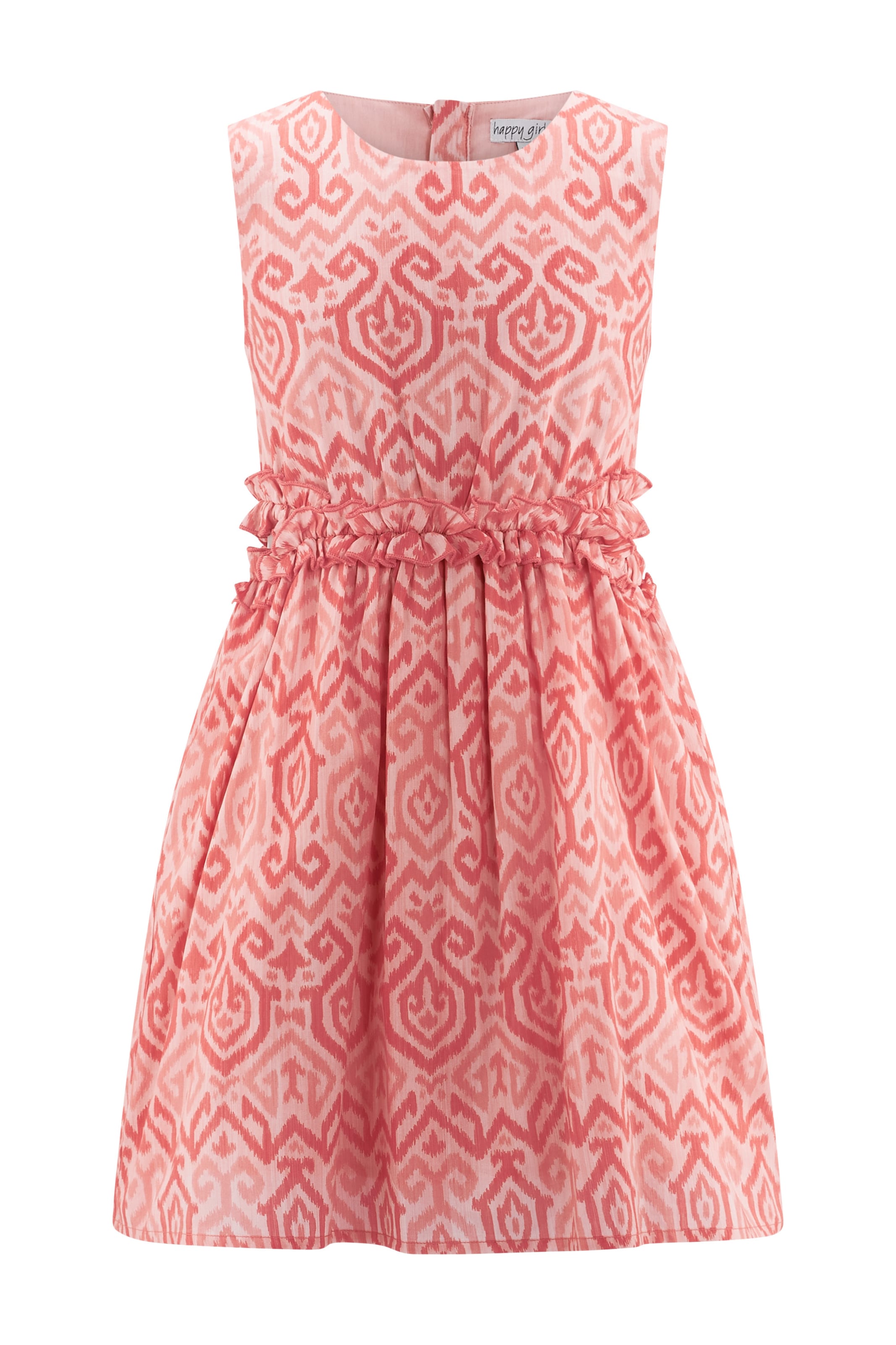 Robe happy girls en rose : devant