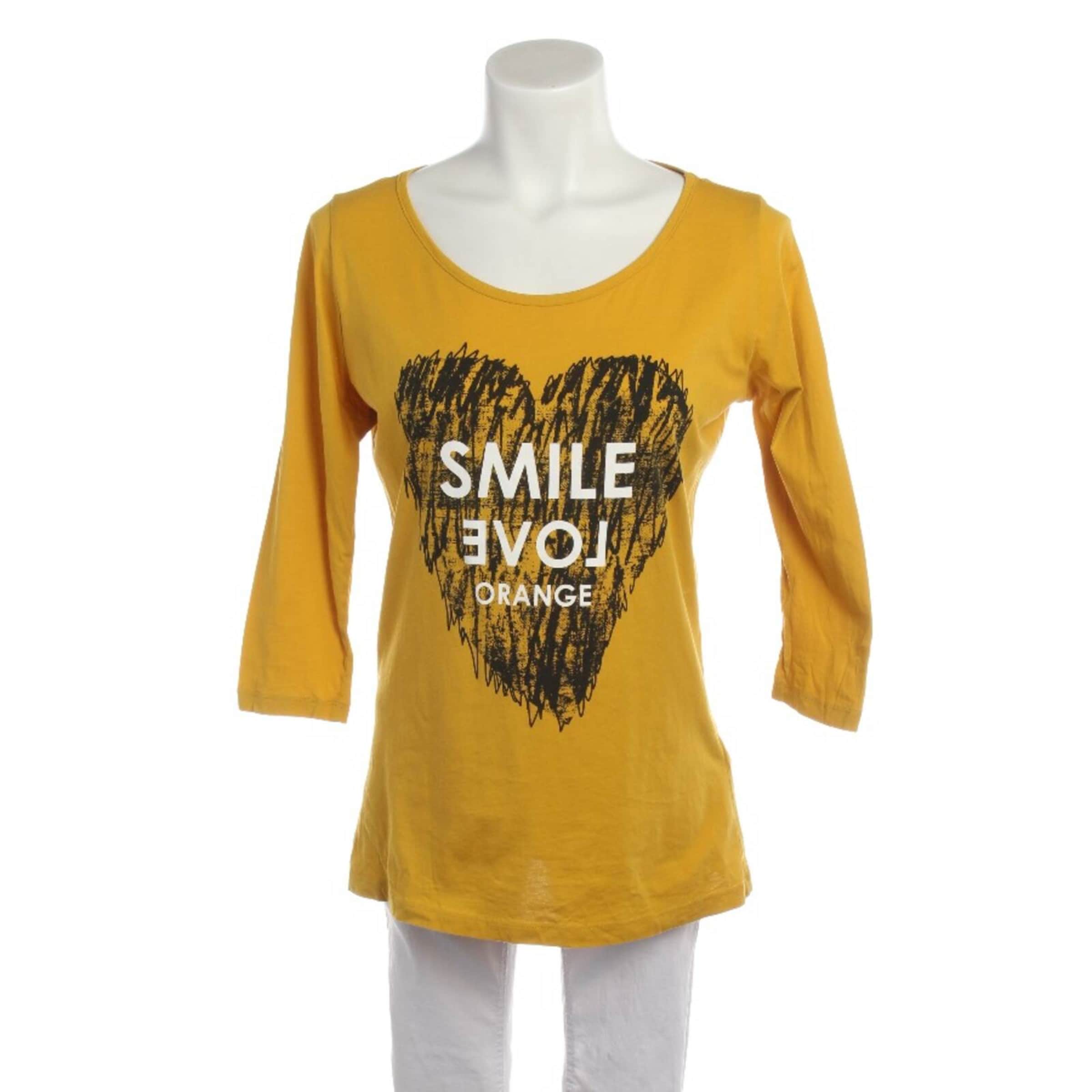 BOSS Top & Shirt in L in Yellow: front