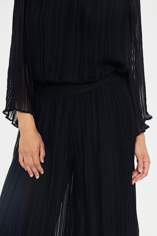 Wide Leg Pantalon 'NuriSZ' SAINT TROPEZ en noir