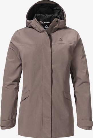 Veste outdoor 'Style Smue WMN' Schöffel en marron : devant