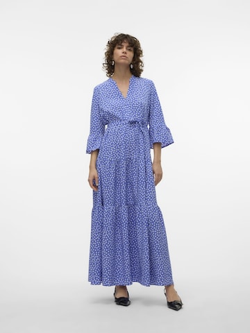 Robe-chemise 'ZERA' VERO MODA en bleu : devant