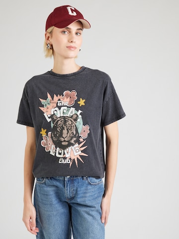 QS Shirt in Zwart: voorkant
