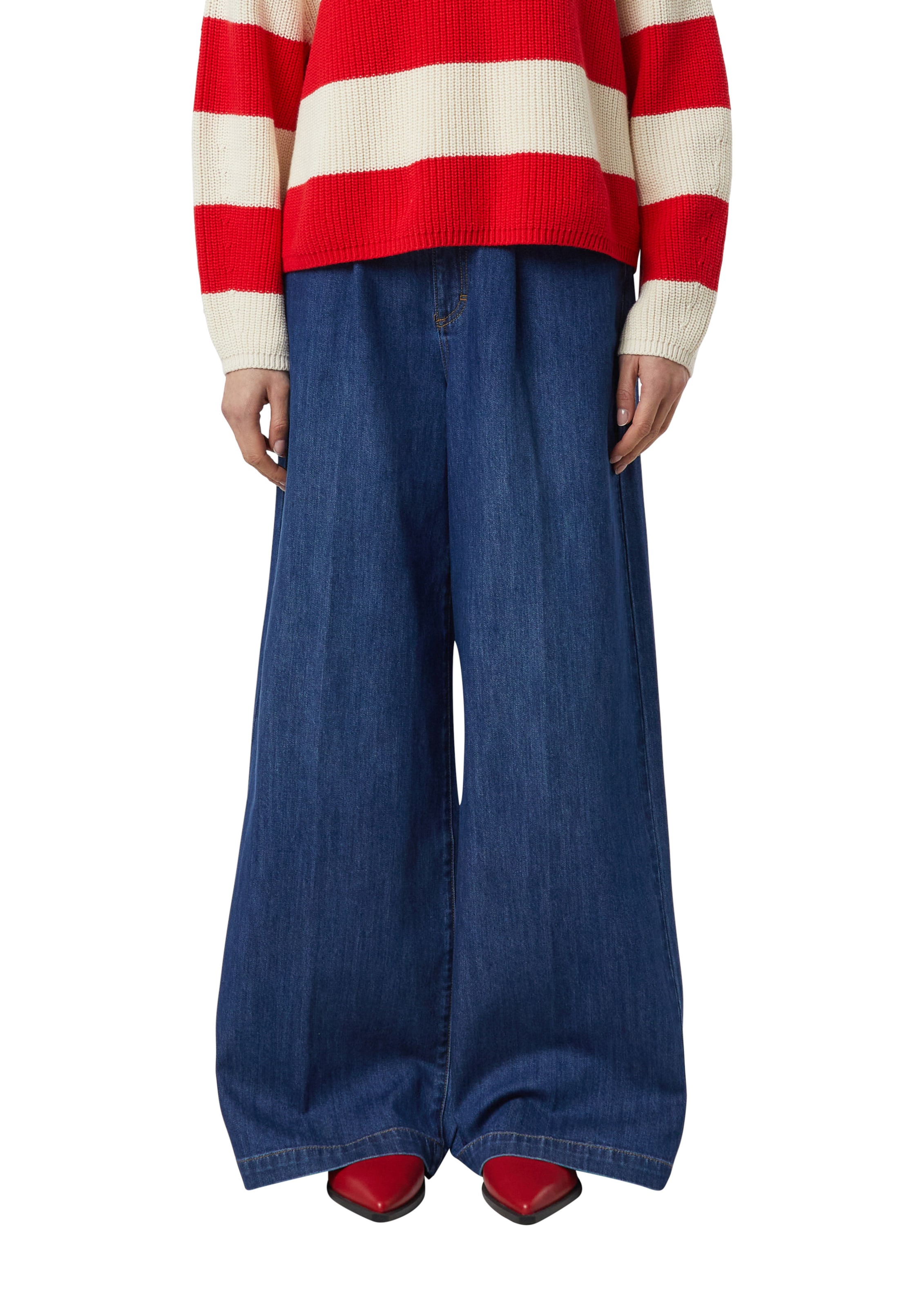 COMMA Wide leg Jeans in Blue