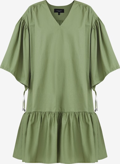 Finn Flare Midikleid in dunkelgrün, Produktansicht