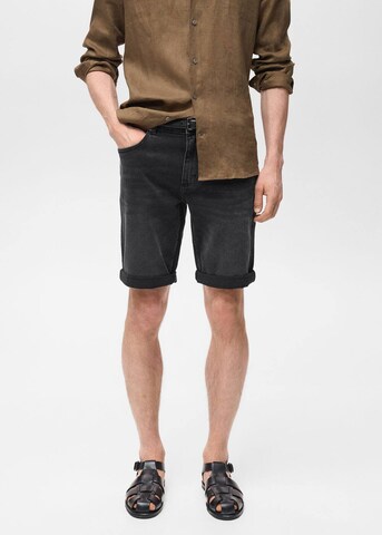 MANGO MAN Slim fit Jeans 'Rock' in Black: front