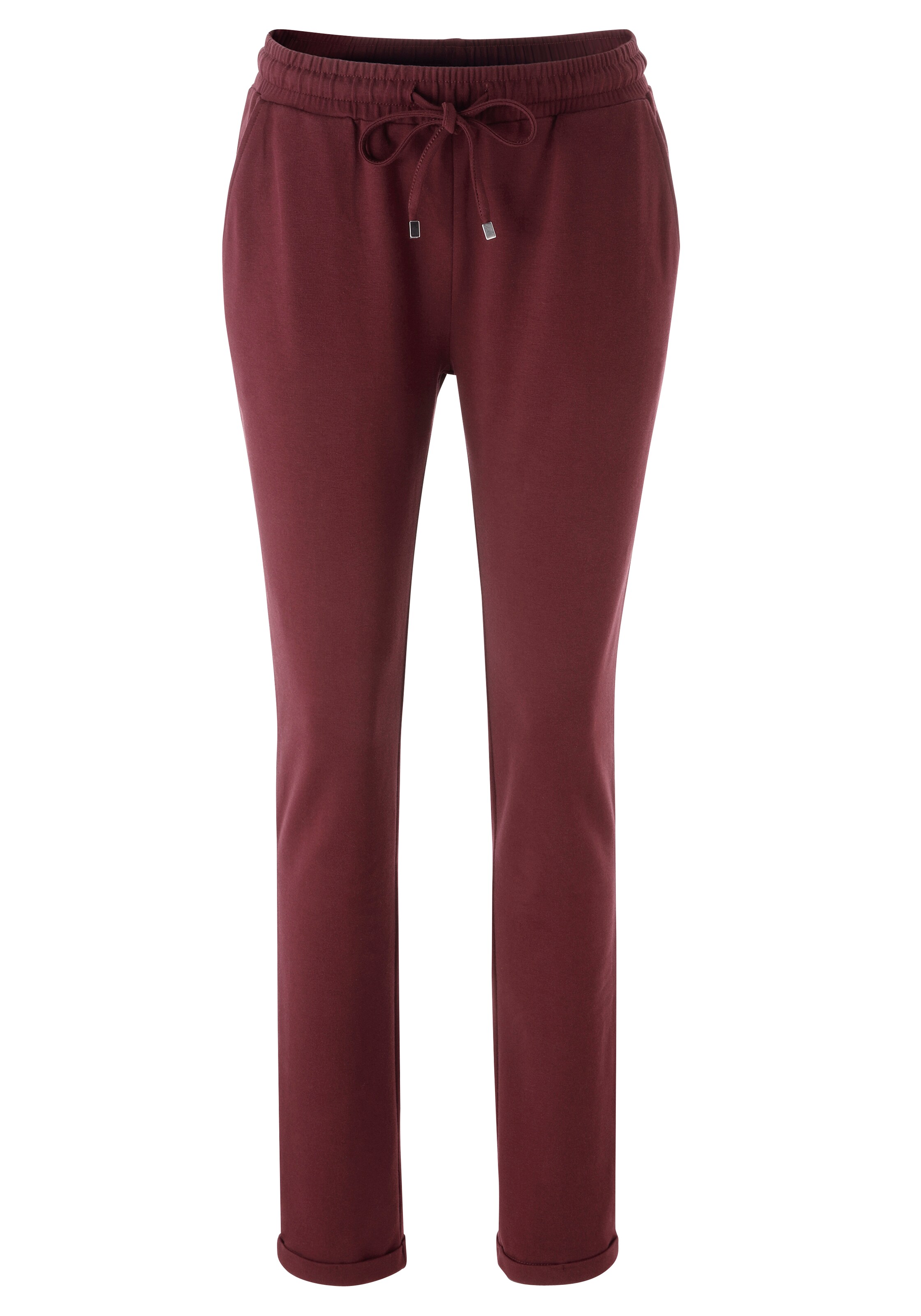 Aniston CASUAL Tapered Pants in Red: front
