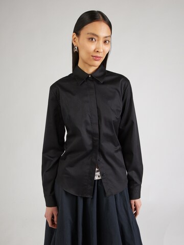 GUESS - Blusa 'TIZIANA' en negro: frente