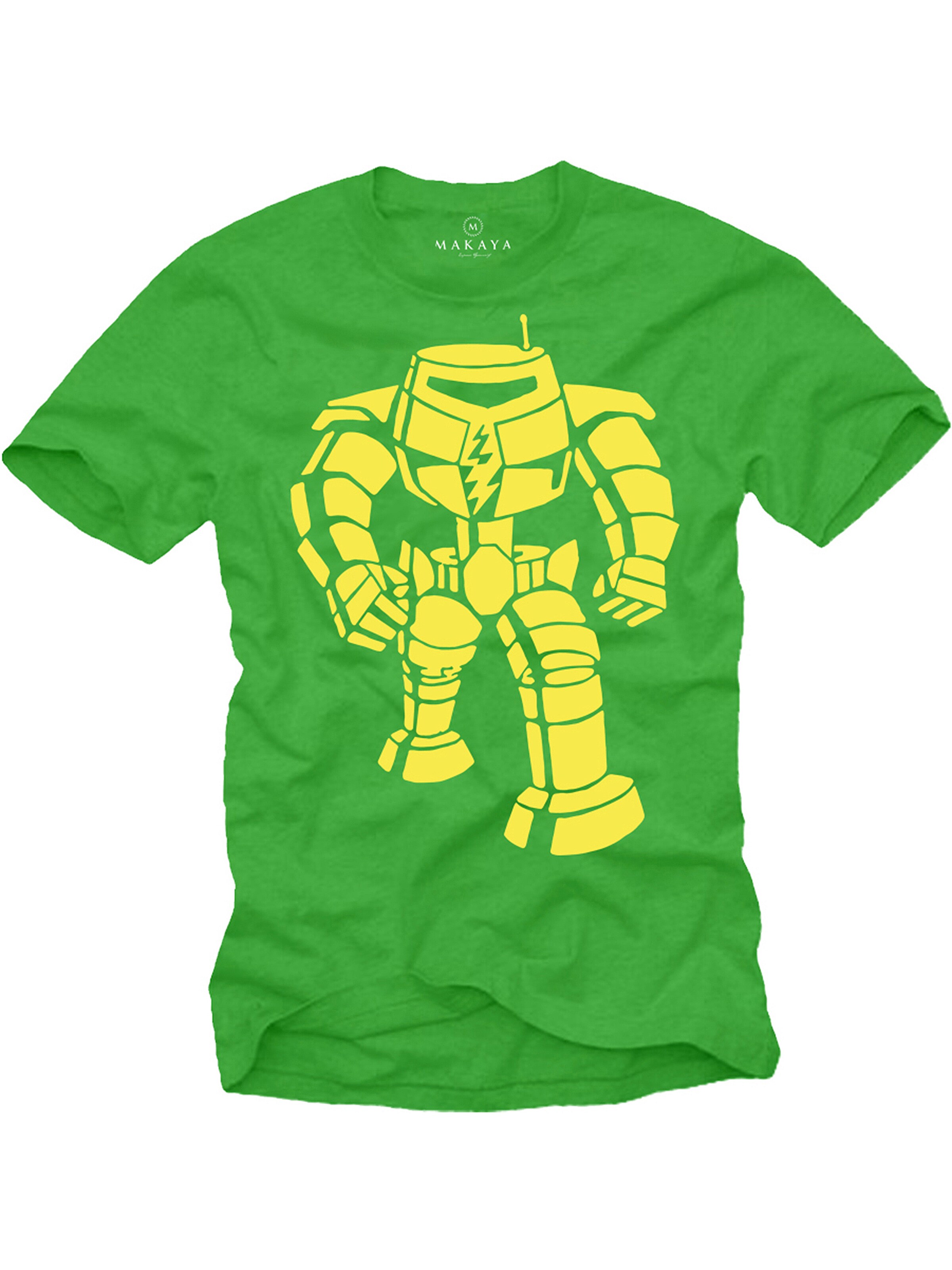 MAKAYA Shirt 'Robo' in Green: front