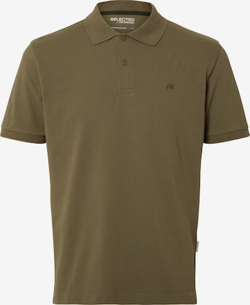 SELECTED HOMME - Camiseta 'DANTE' en verde: frente