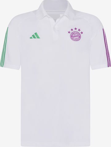 FC BAYERN MÜNCHEN Shirt 'Teamline' in White: front