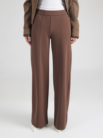 JJXX Wide leg Broek 'JXNANCY' in Bruin: voorkant