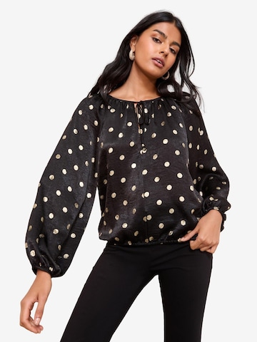 Friends Like These Blouse in Black: front