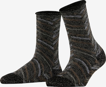 FALKE Socken 'Shiny Special Edition' in Schwarz: Vorderseite