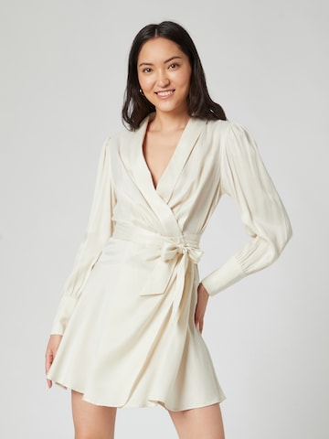 Robe 'Ela' Daahls by Emma Roberts exclusively for ABOUT YOU en beige : devant