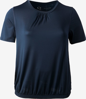 Q by Endurance Performance Shirt 'Cella' in Blue: front