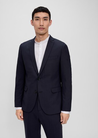 s.Oliver Slim Fit Sakko in Blau: predná strana