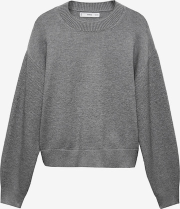 MANGO Sweater 'Nora' in Grey: front