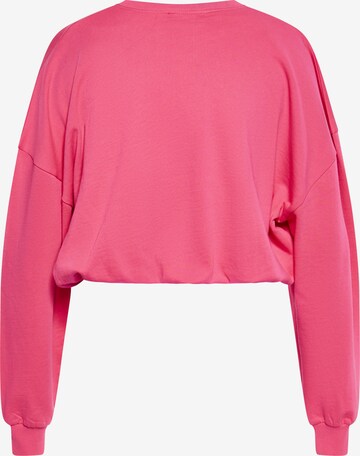 swirly Sweatshirt in Roze