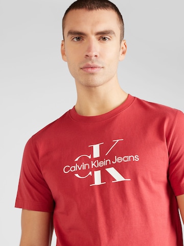 T-Shirt Calvin Klein Jeans en rouge