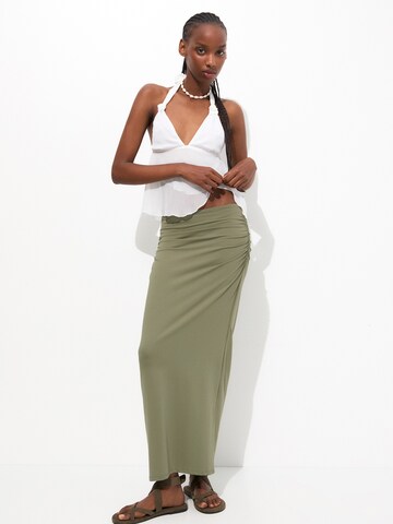 Pull&Bear Rok in Groen