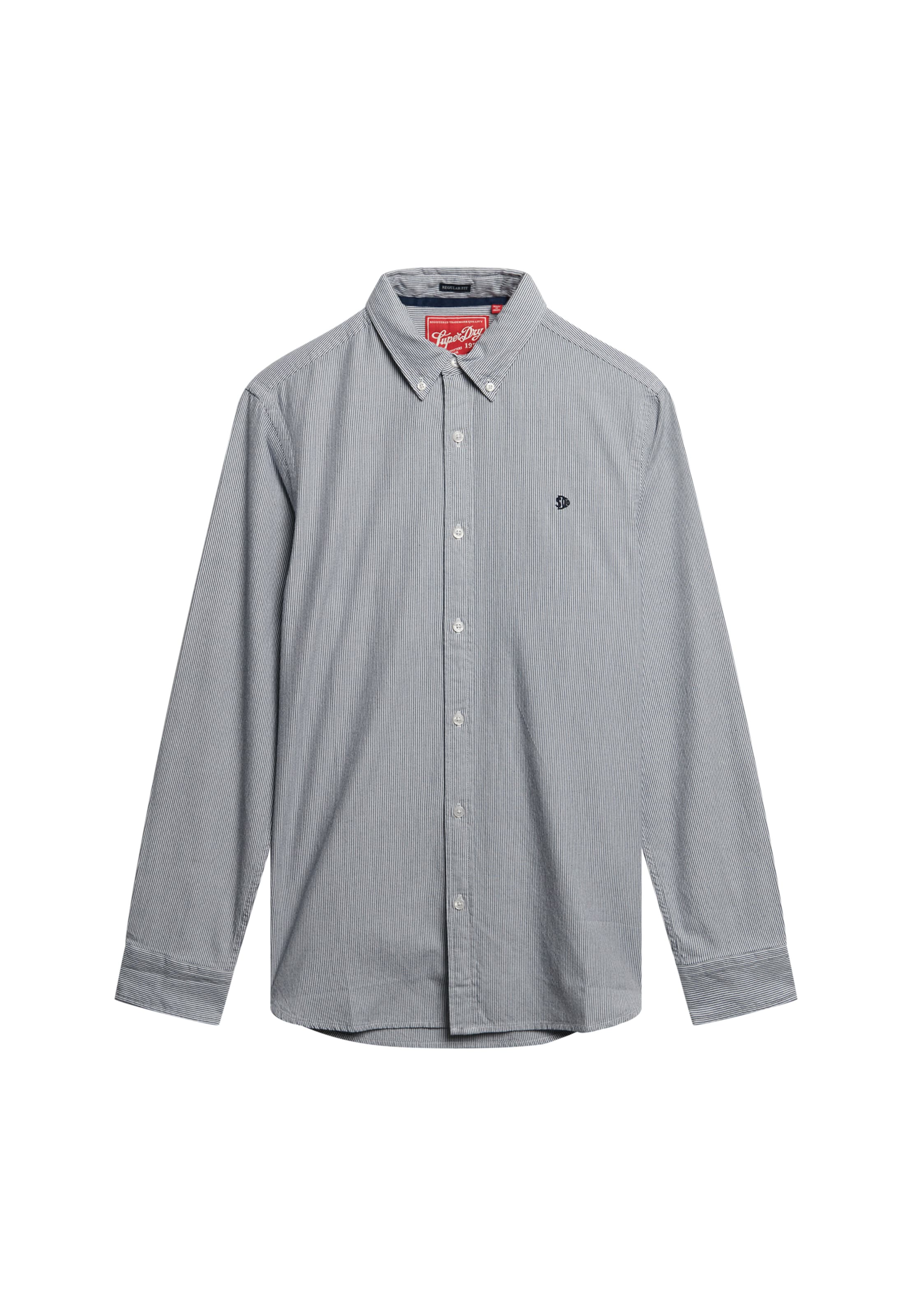 Superdry Overhemd in Grijs: voorkant