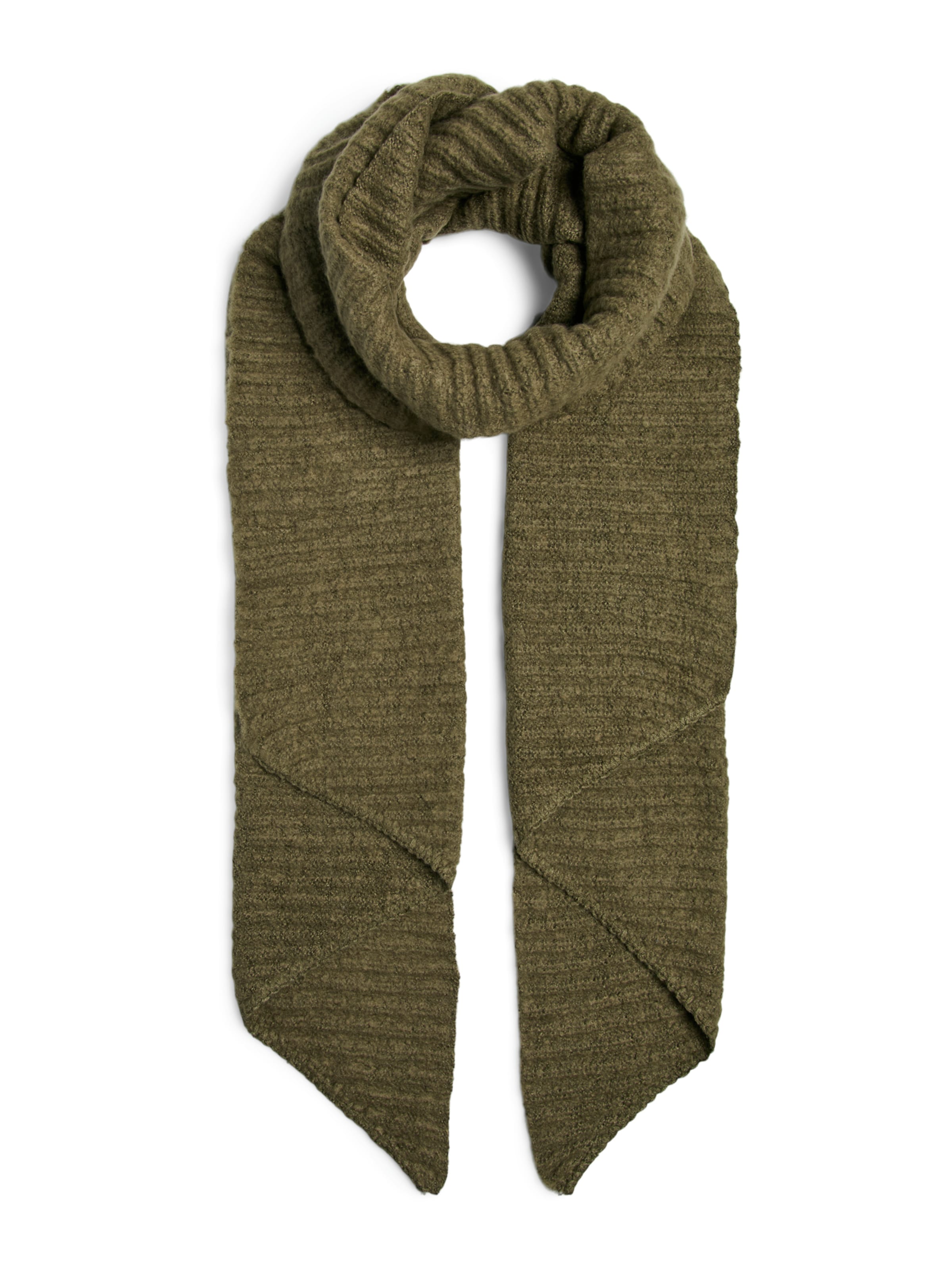 PIECES Шарф &#x27;PCPYRON&#x27; в Зеленый: спереди