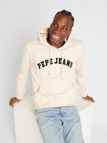 Pepe Jeans Μπλούζα φούτερ 'RANE' σε λευκό