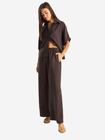 Bianco Lucci Pantsuit in Brown